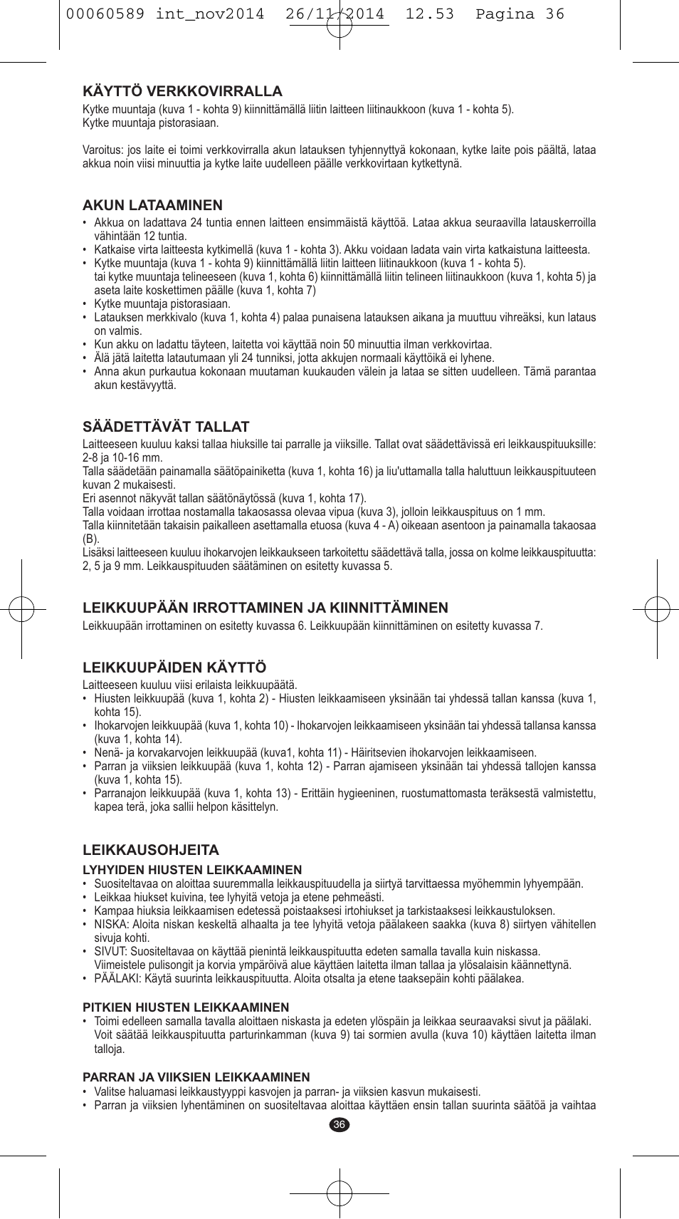 VALERA SYSTEMA User Manual | Page 32 / 86