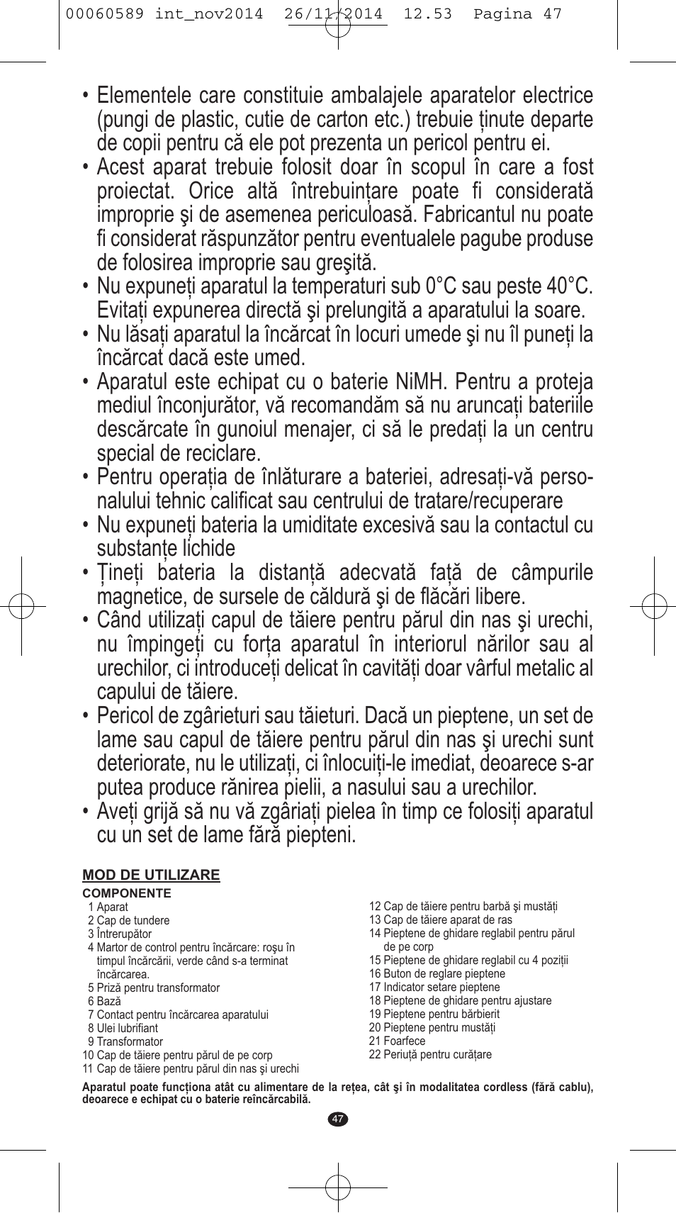 VALERA SYSTEMA User Manual | Page 43 / 86
