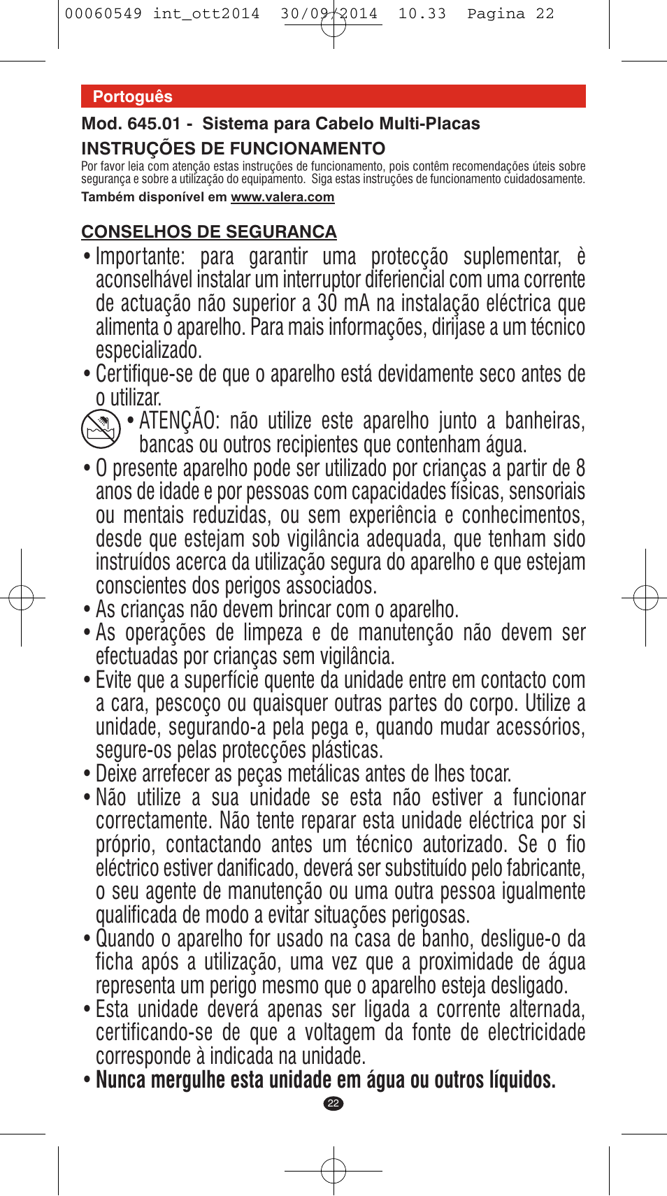 VALERA X-STYLE User Manual | Page 20 / 78