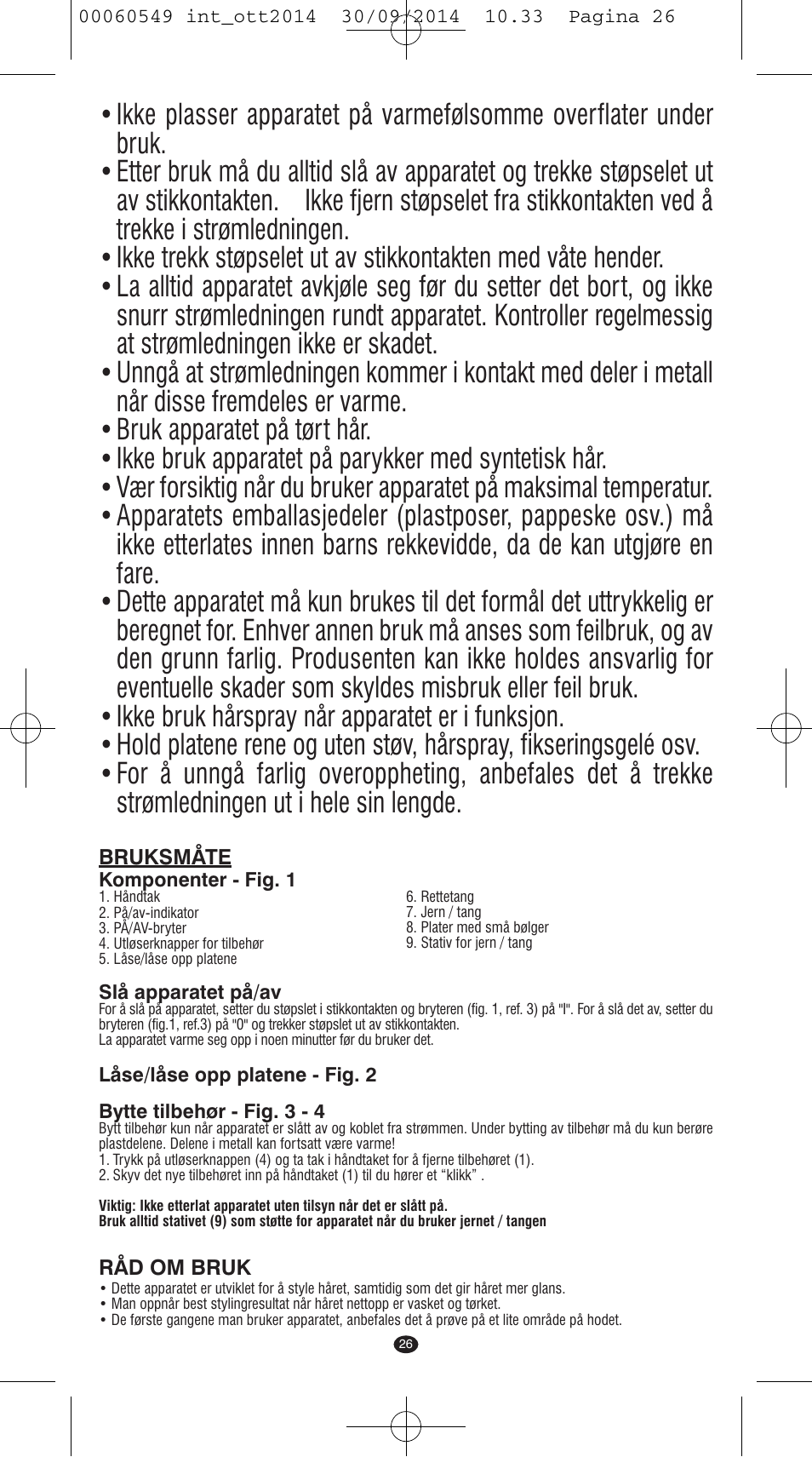 VALERA X-STYLE User Manual | Page 24 / 78