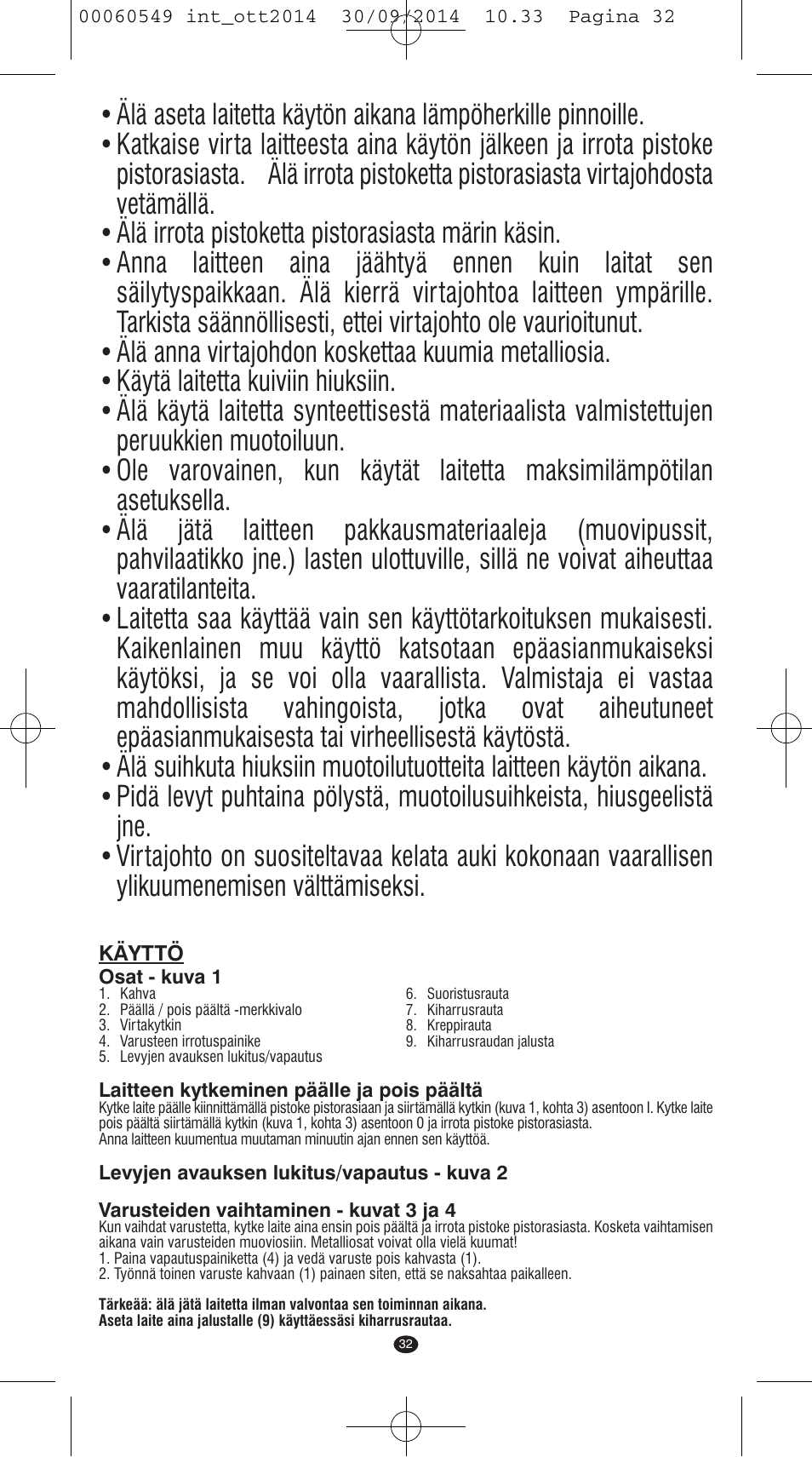 VALERA X-STYLE User Manual | Page 30 / 78