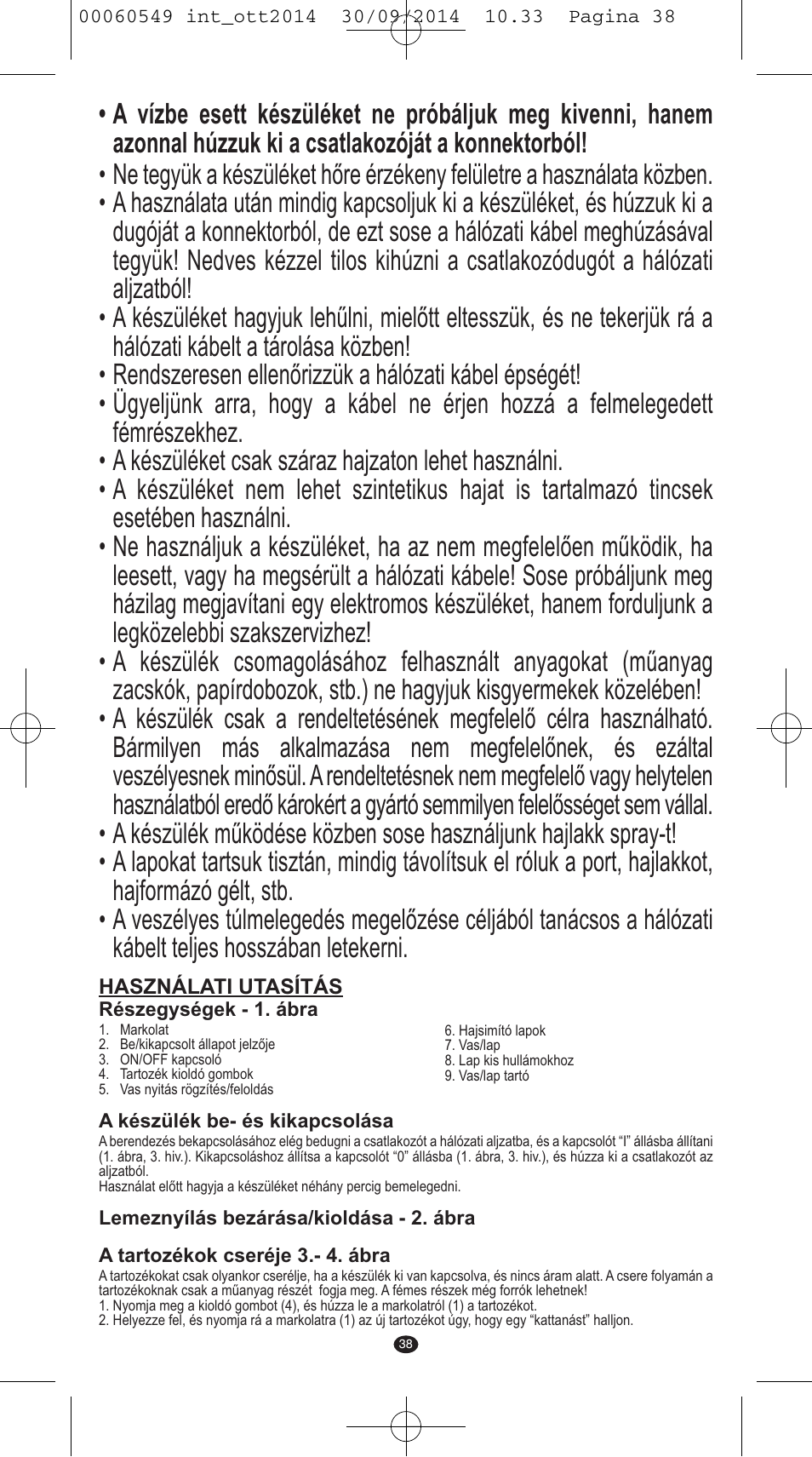 VALERA X-STYLE User Manual | Page 36 / 78