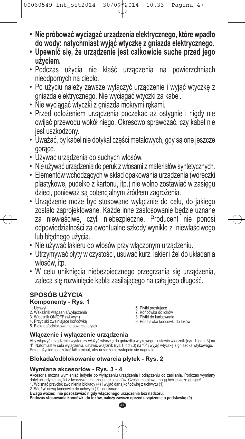 VALERA X-STYLE User Manual | Page 45 / 78