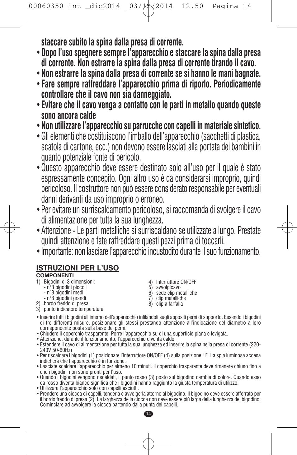 VALERA QUICK 24 User Manual | Page 12 / 74