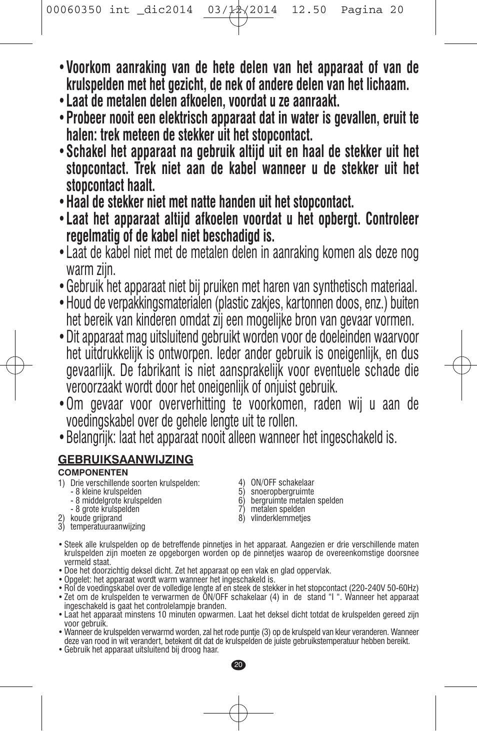 VALERA QUICK 24 User Manual | Page 18 / 74