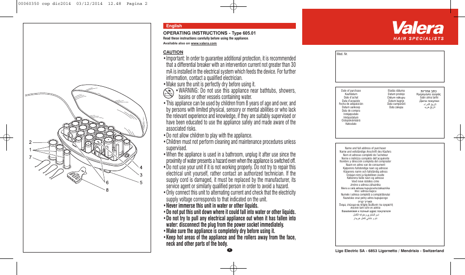 VALERA QUICK 24 User Manual | Page 2 / 74