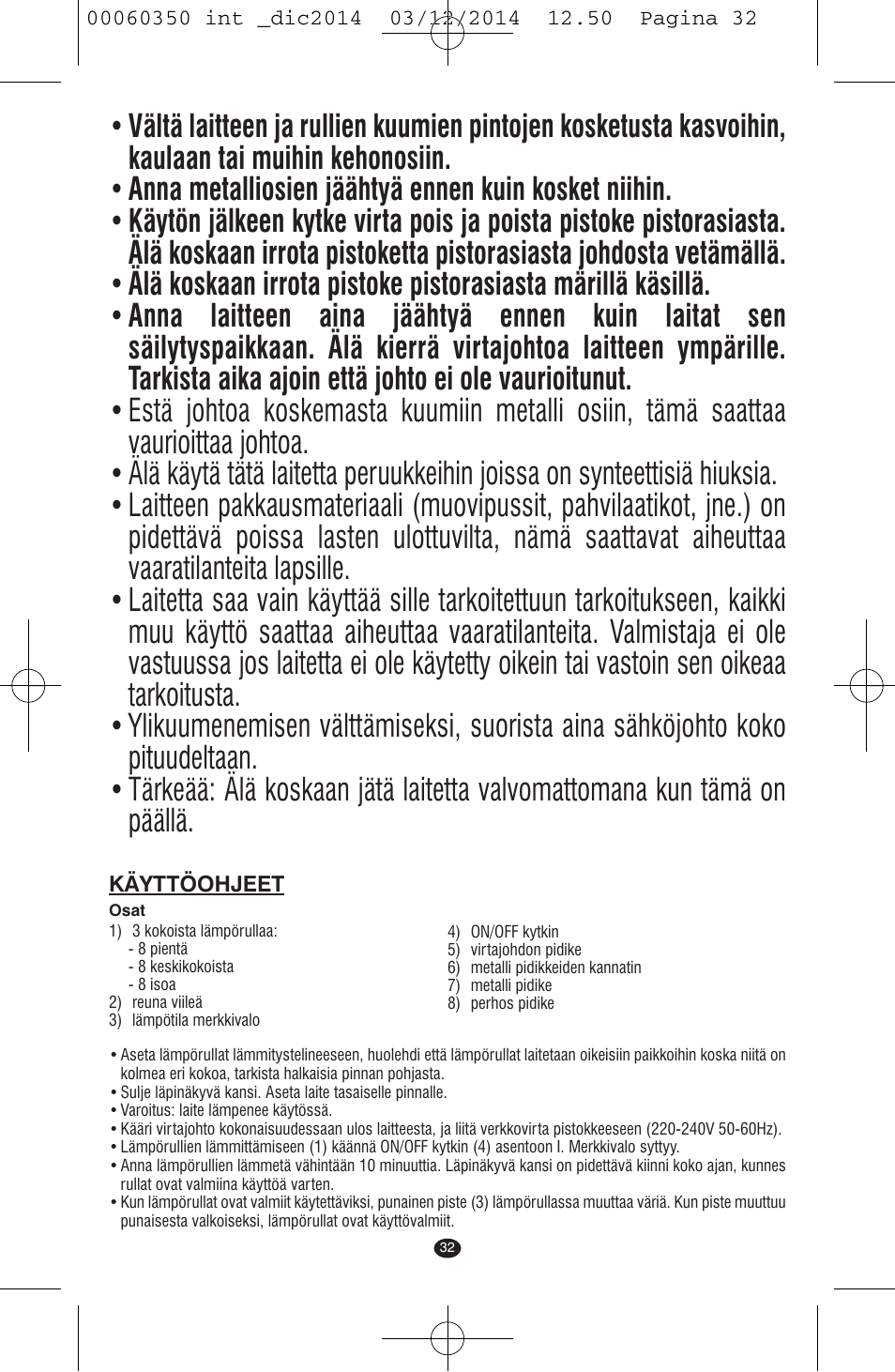 VALERA QUICK 24 User Manual | Page 30 / 74