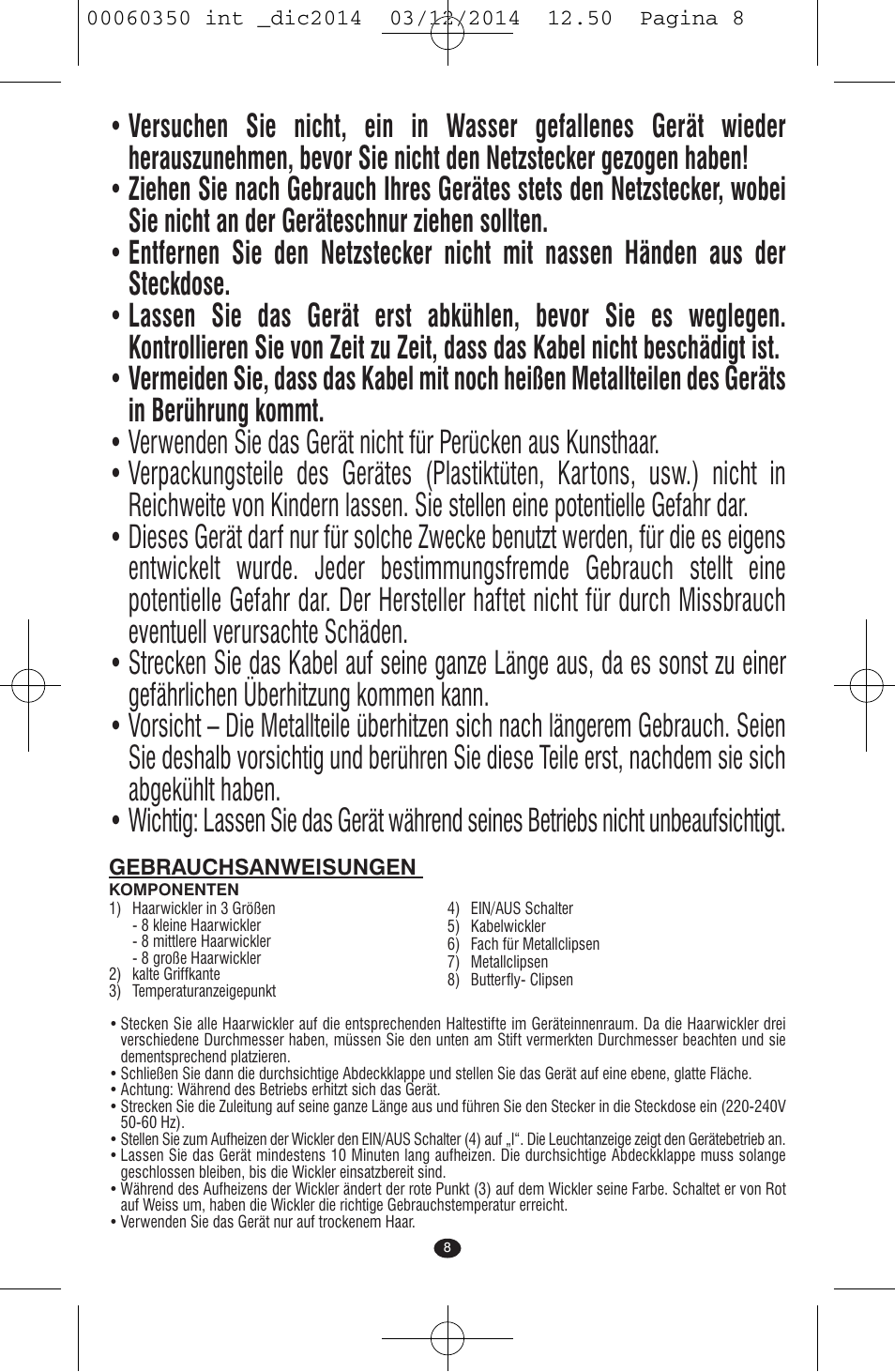 VALERA QUICK 24 User Manual | Page 6 / 74