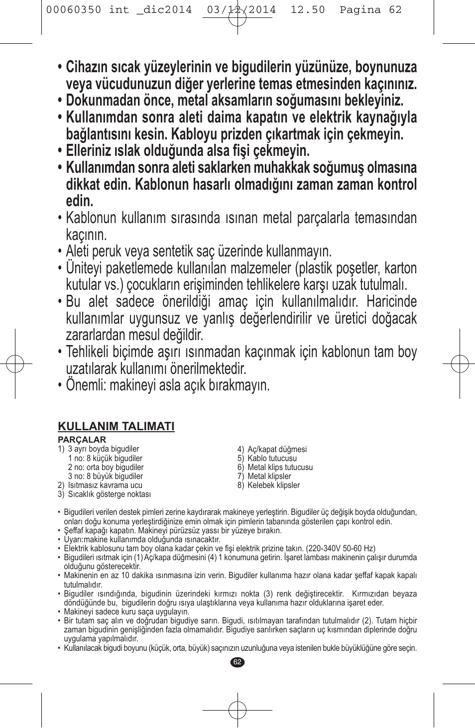 VALERA QUICK 24 User Manual | Page 60 / 74