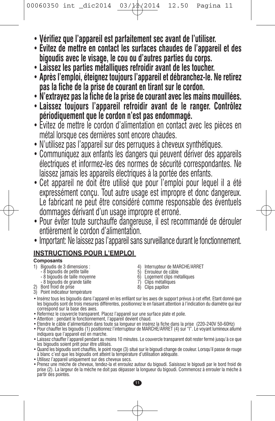 VALERA QUICK 24 User Manual | Page 9 / 74