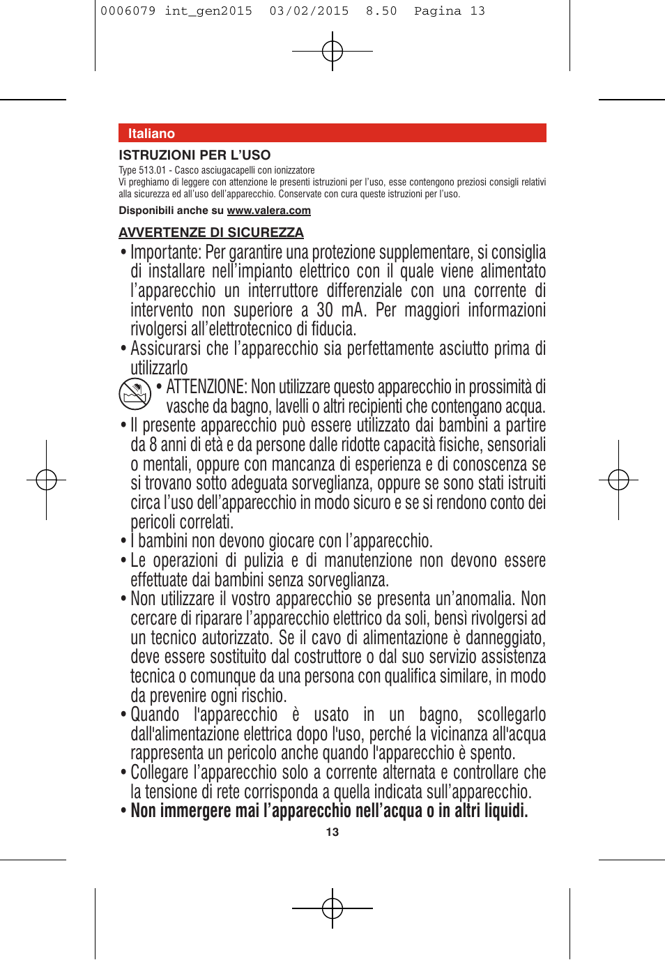 VALERA Swiss Ionic Comfort 600 W User Manual | Page 11 / 70