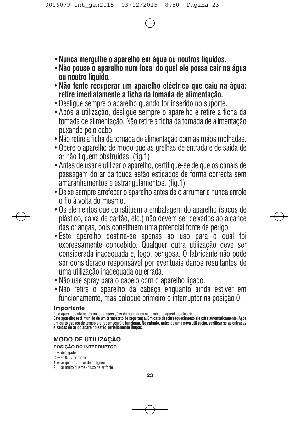 VALERA Swiss Ionic Comfort 600 W User Manual | Page 21 / 70