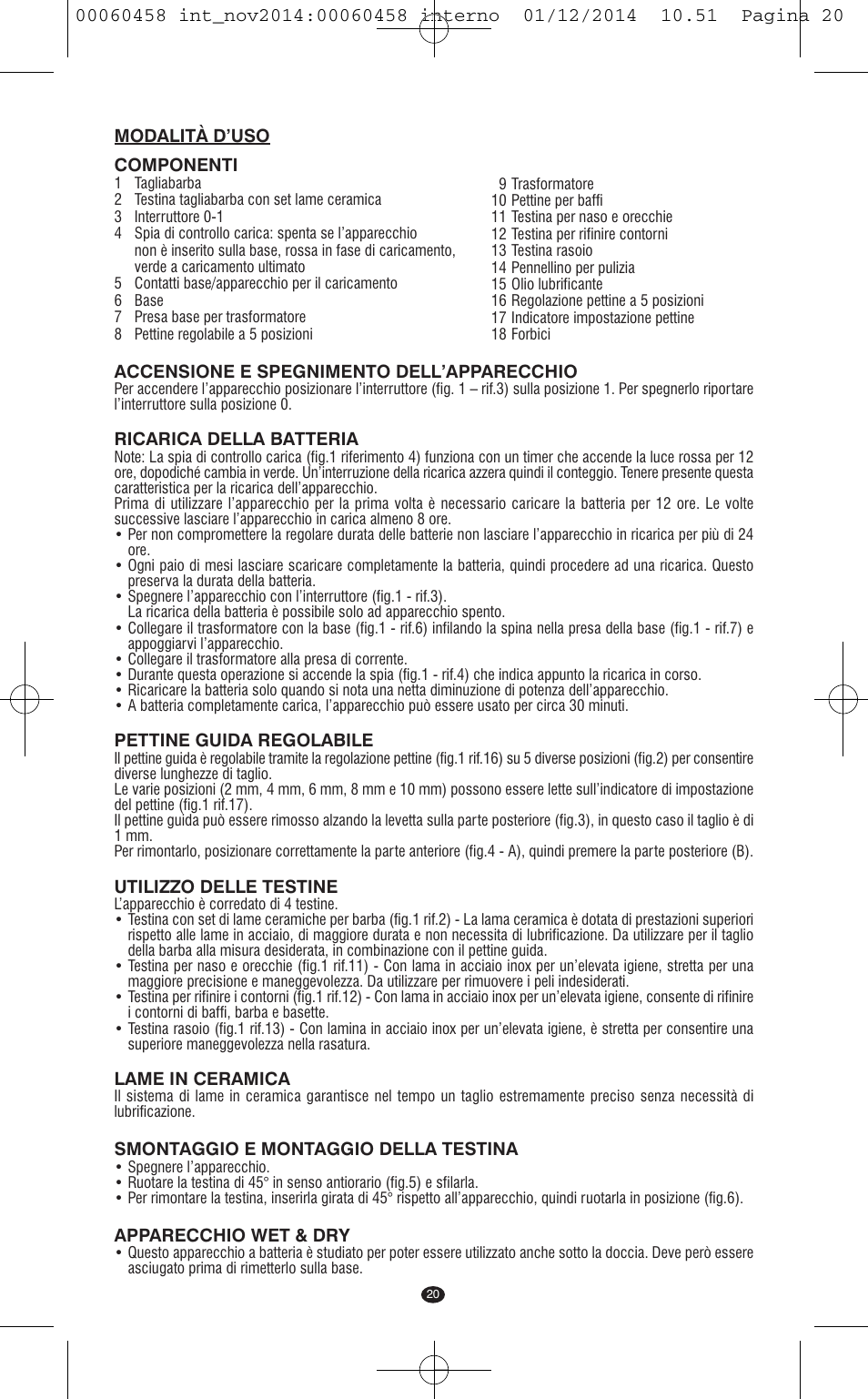 VALERA CONTOUR X CERAMIC User Manual | Page 16 / 98