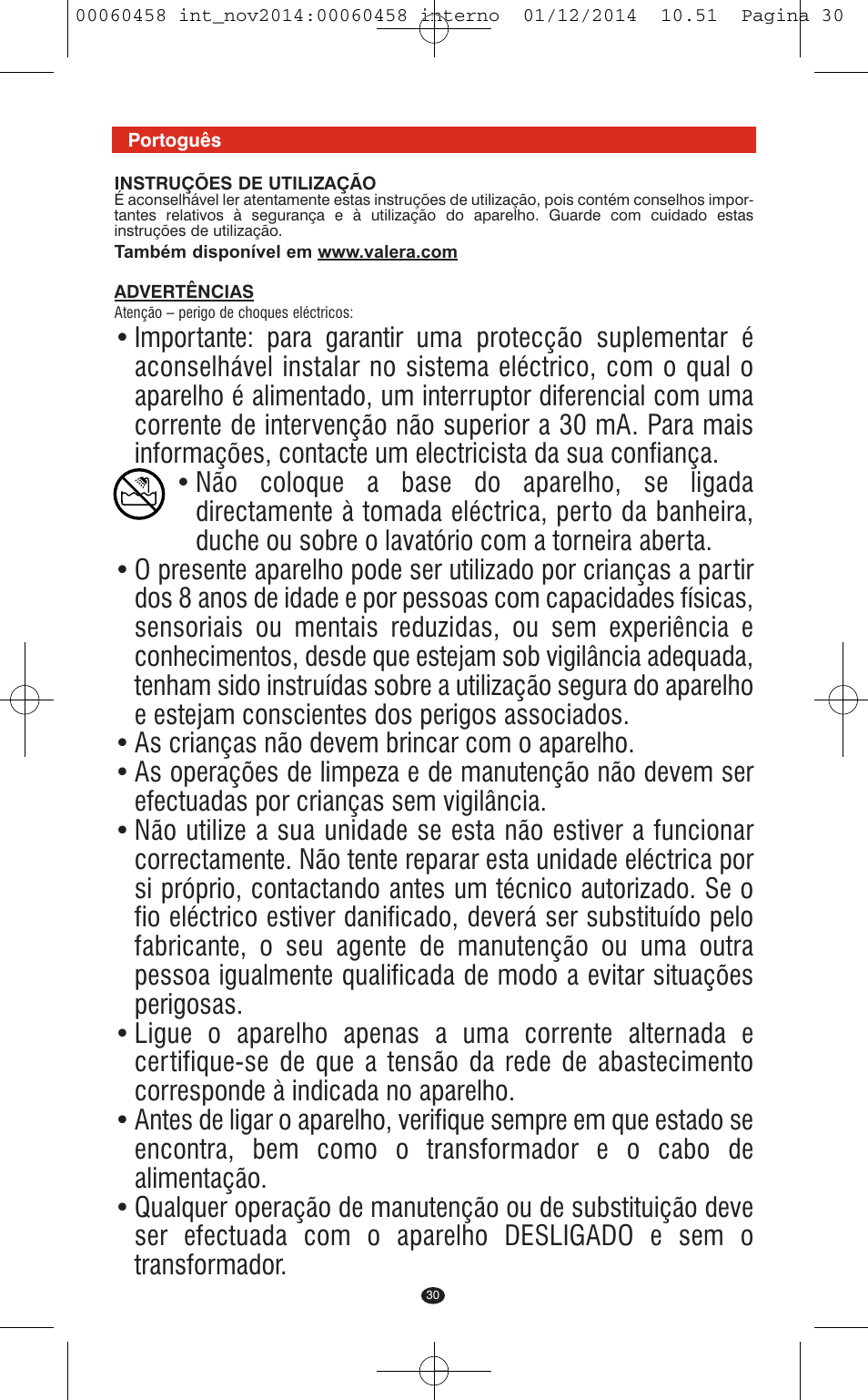 VALERA CONTOUR X CERAMIC User Manual | Page 26 / 98