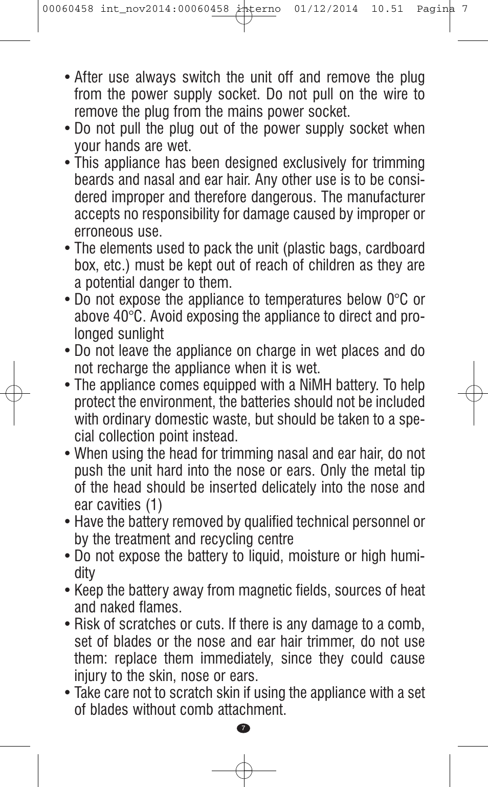 VALERA CONTOUR X CERAMIC User Manual | Page 3 / 98