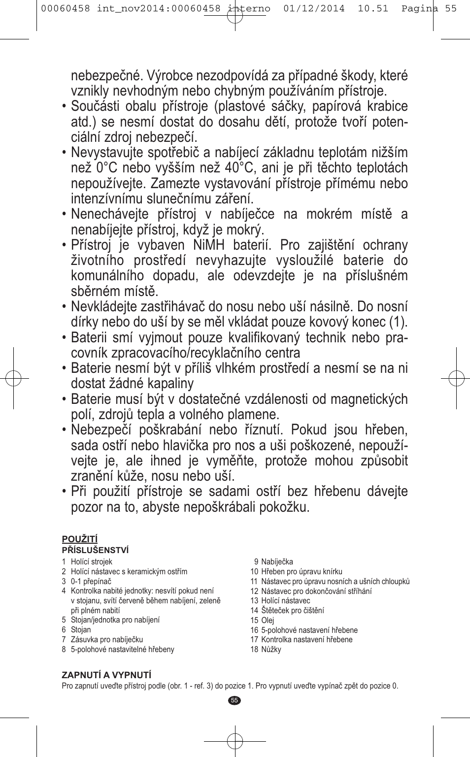VALERA CONTOUR X CERAMIC User Manual | Page 51 / 98