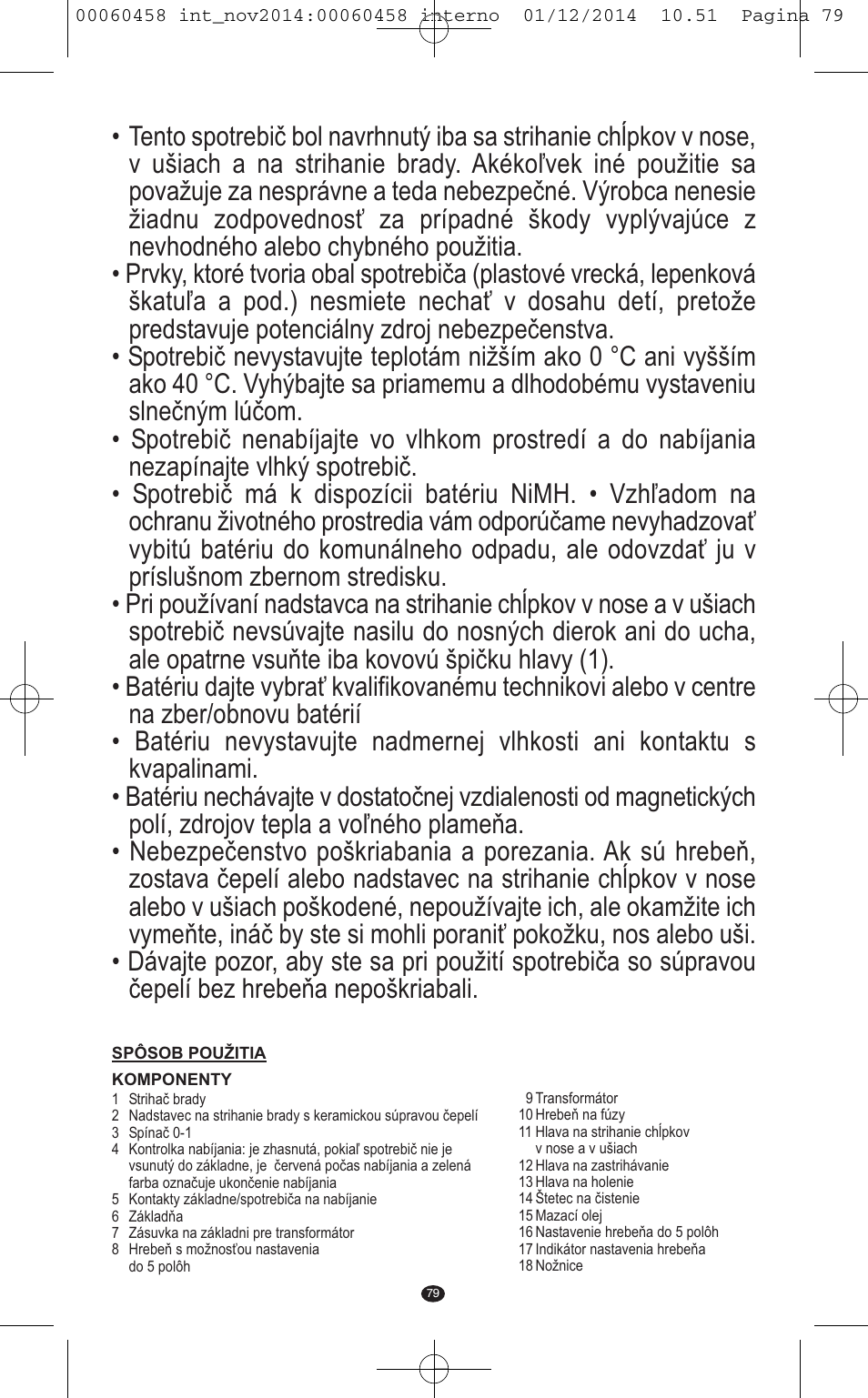 VALERA CONTOUR X CERAMIC User Manual | Page 75 / 98