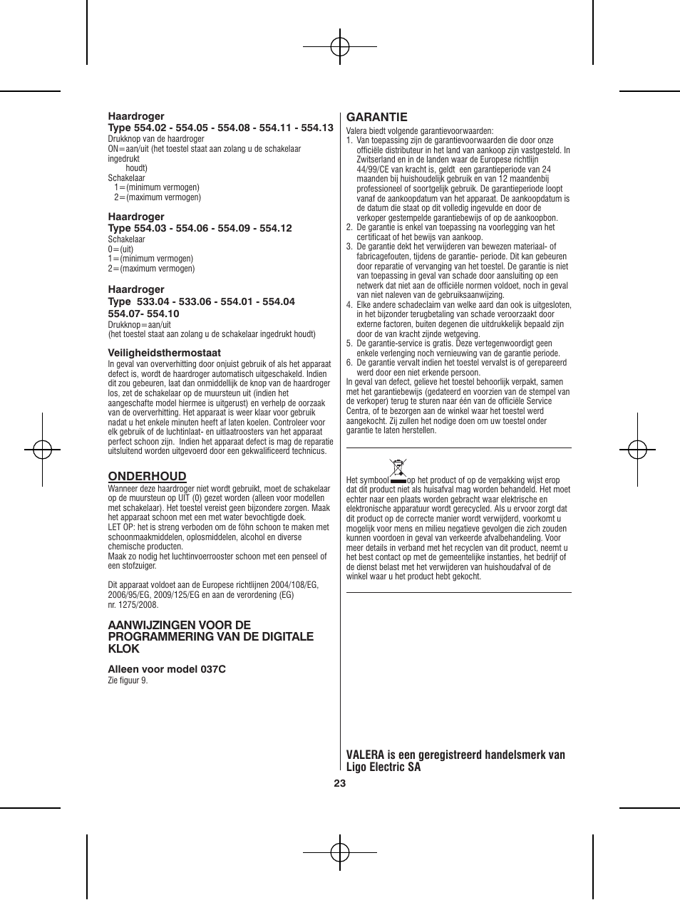 VALERA Premium 1600 Shaver 1600 W User Manual | Page 19 / 62