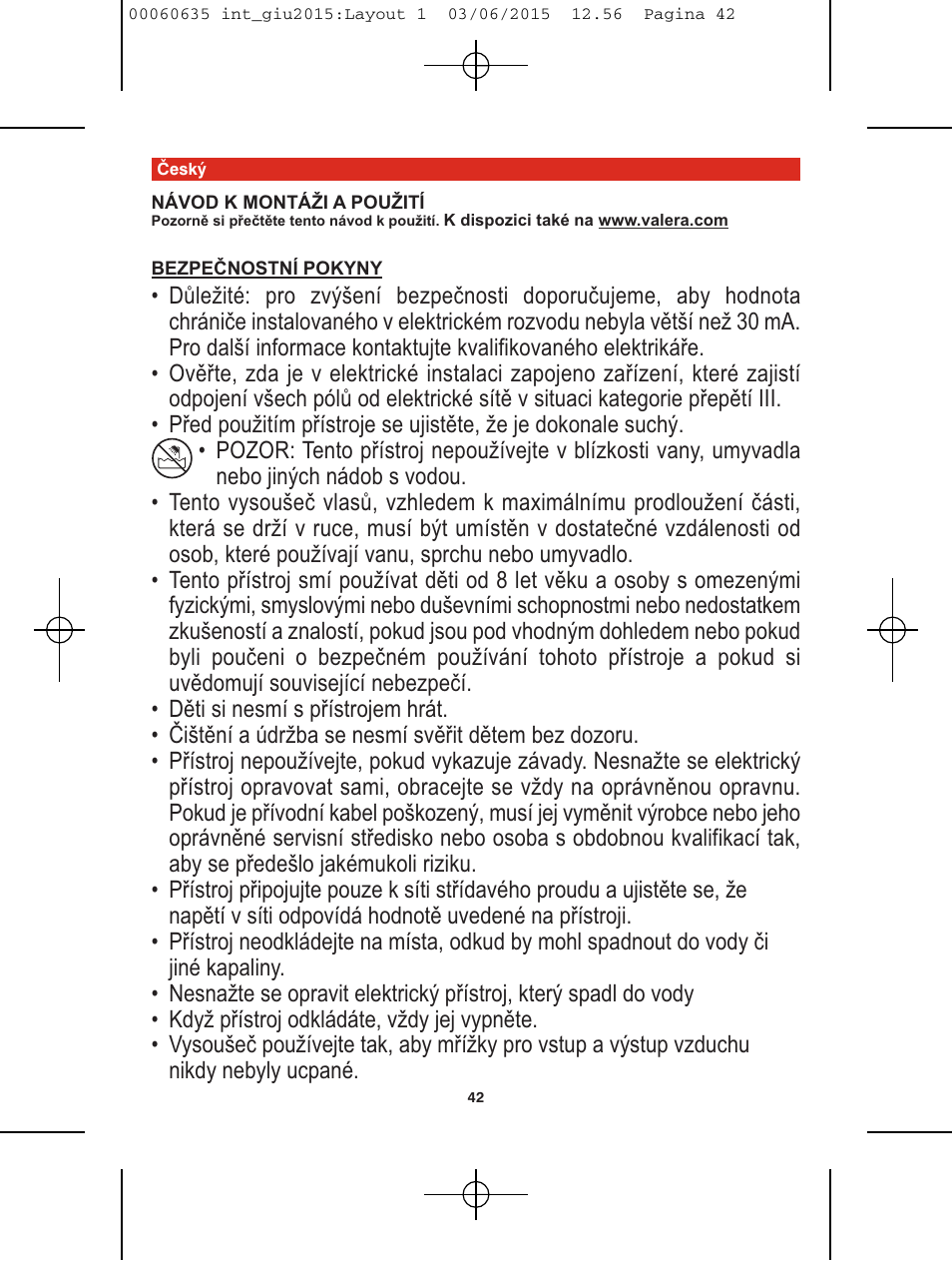 VALERA Excel 1875 Shaver 1875 W User Manual | Page 38 / 74