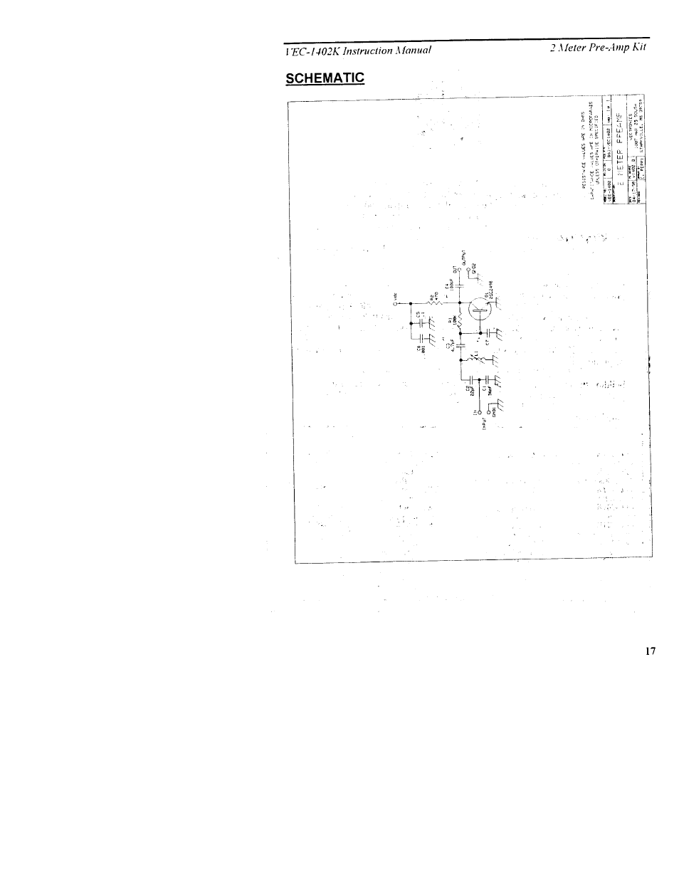 Vectronics VEC-1402K User Manual | Page 19 / 19