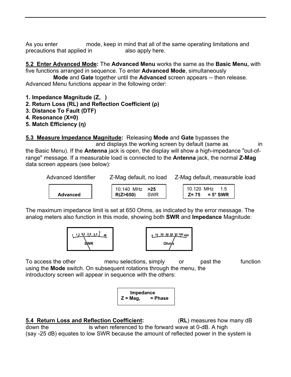 Vectronics SWR-584C User Manual | Page 14 / 28