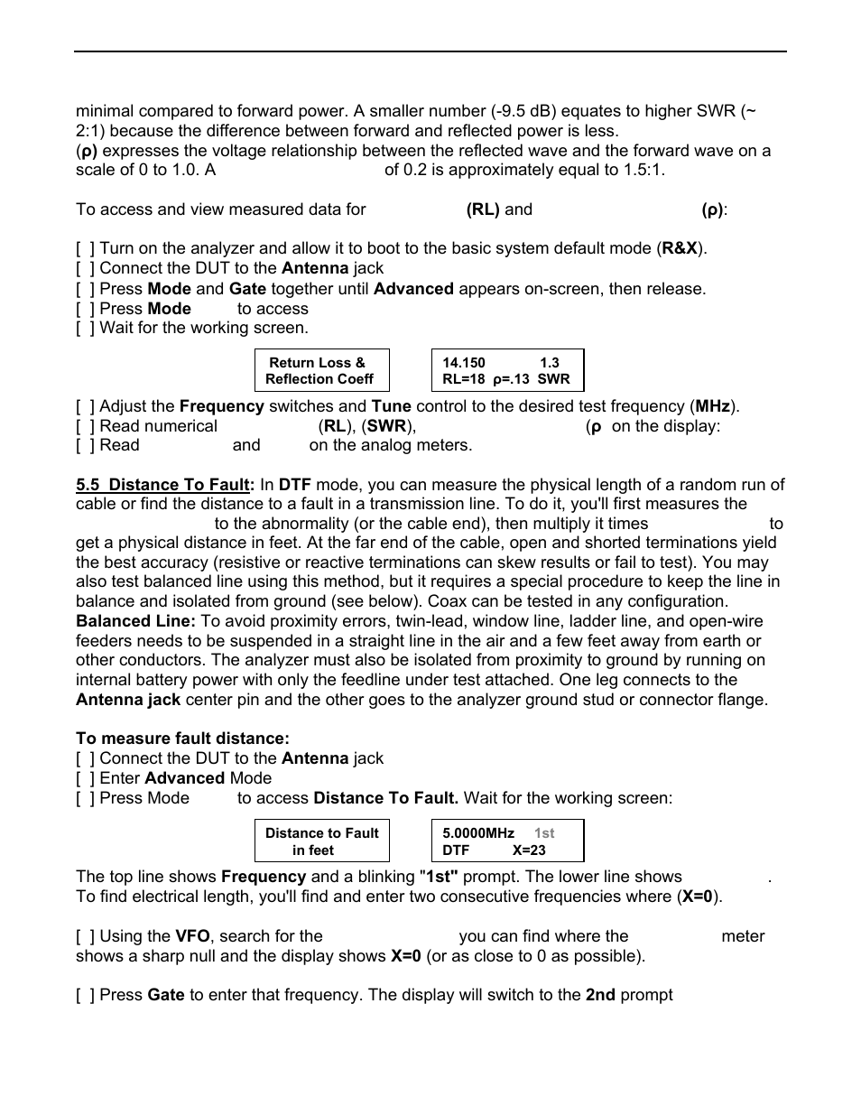 Vectronics SWR-584C User Manual | Page 15 / 28