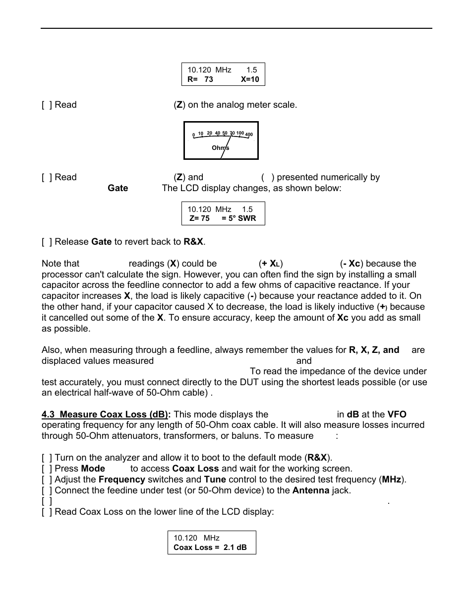 Vectronics SWR-584C User Manual | Page 9 / 28