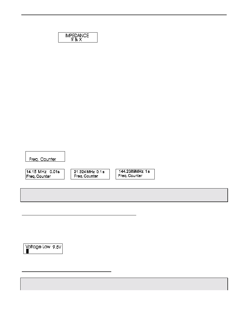 0 main (or opening) mode | Vectronics SWR-584B User Manual | Page 8 / 25