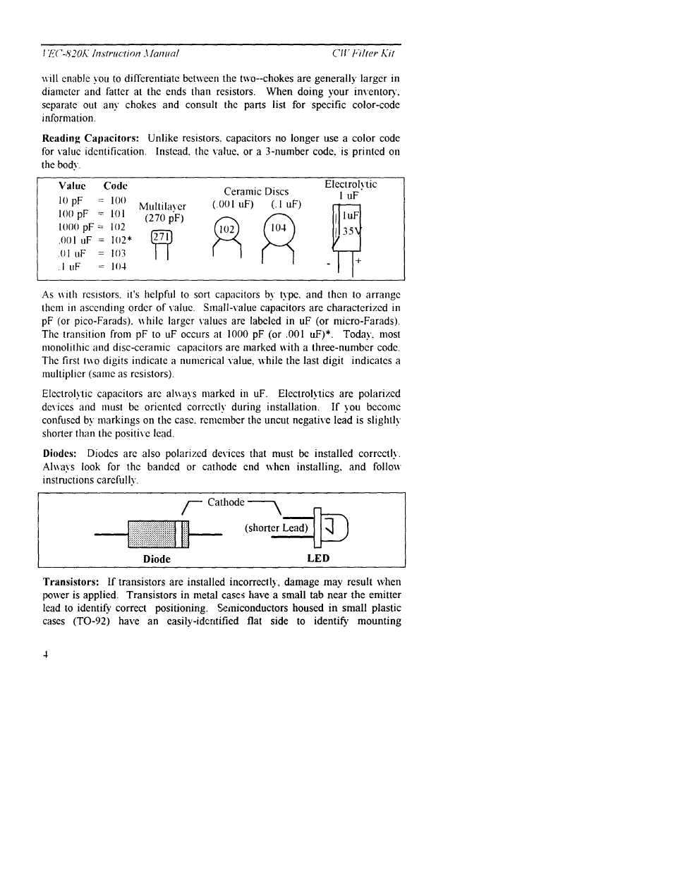 Vectronics VEC-820K User Manual | Page 5 / 20
