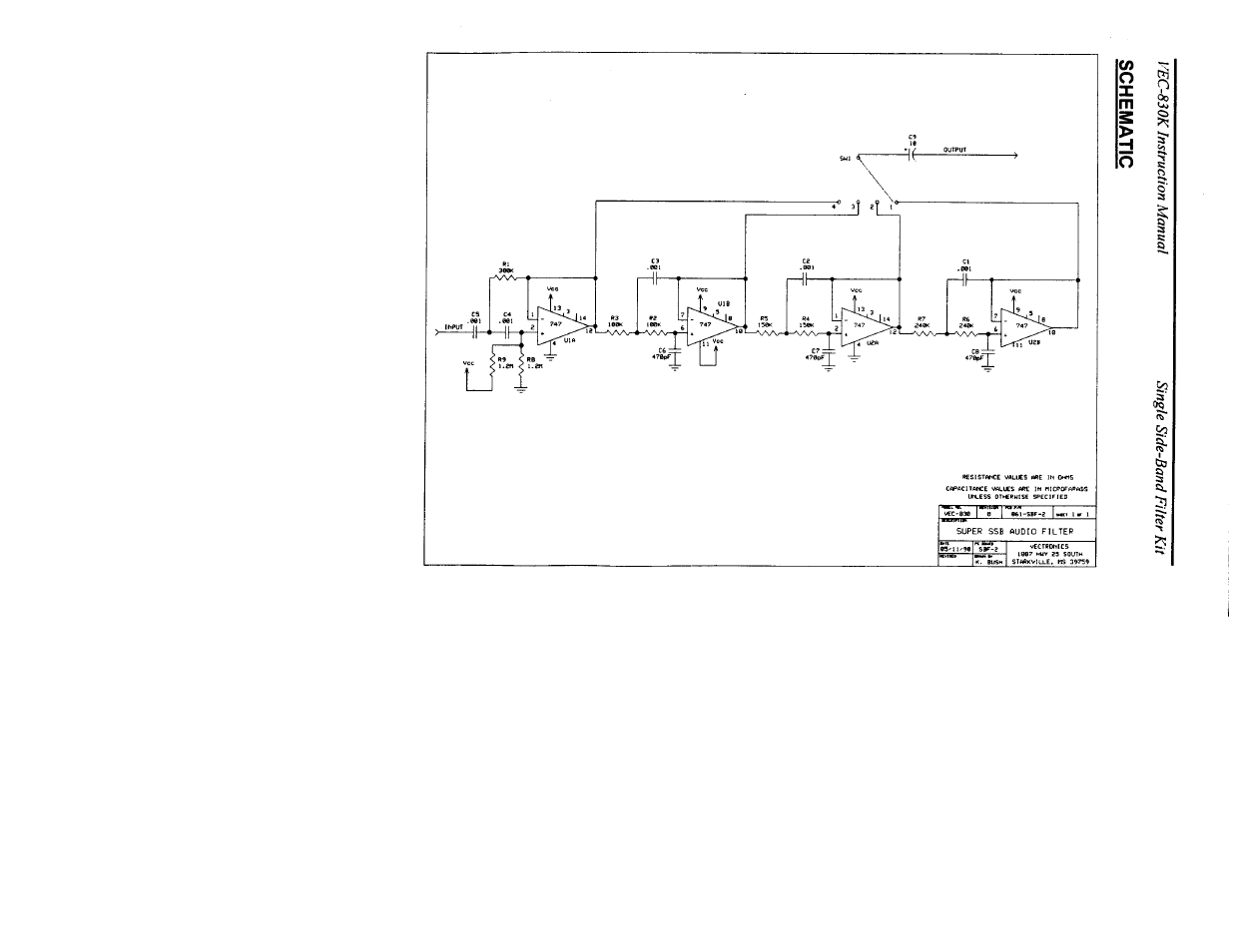 Vectronics VEC-830K User Manual | Page 18 / 18