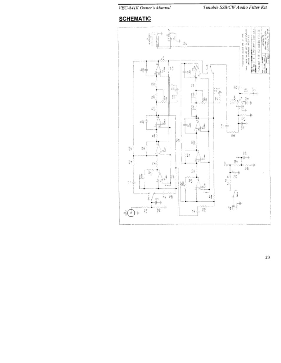 Vectronics VEC-841K User Manual | Page 24 / 27