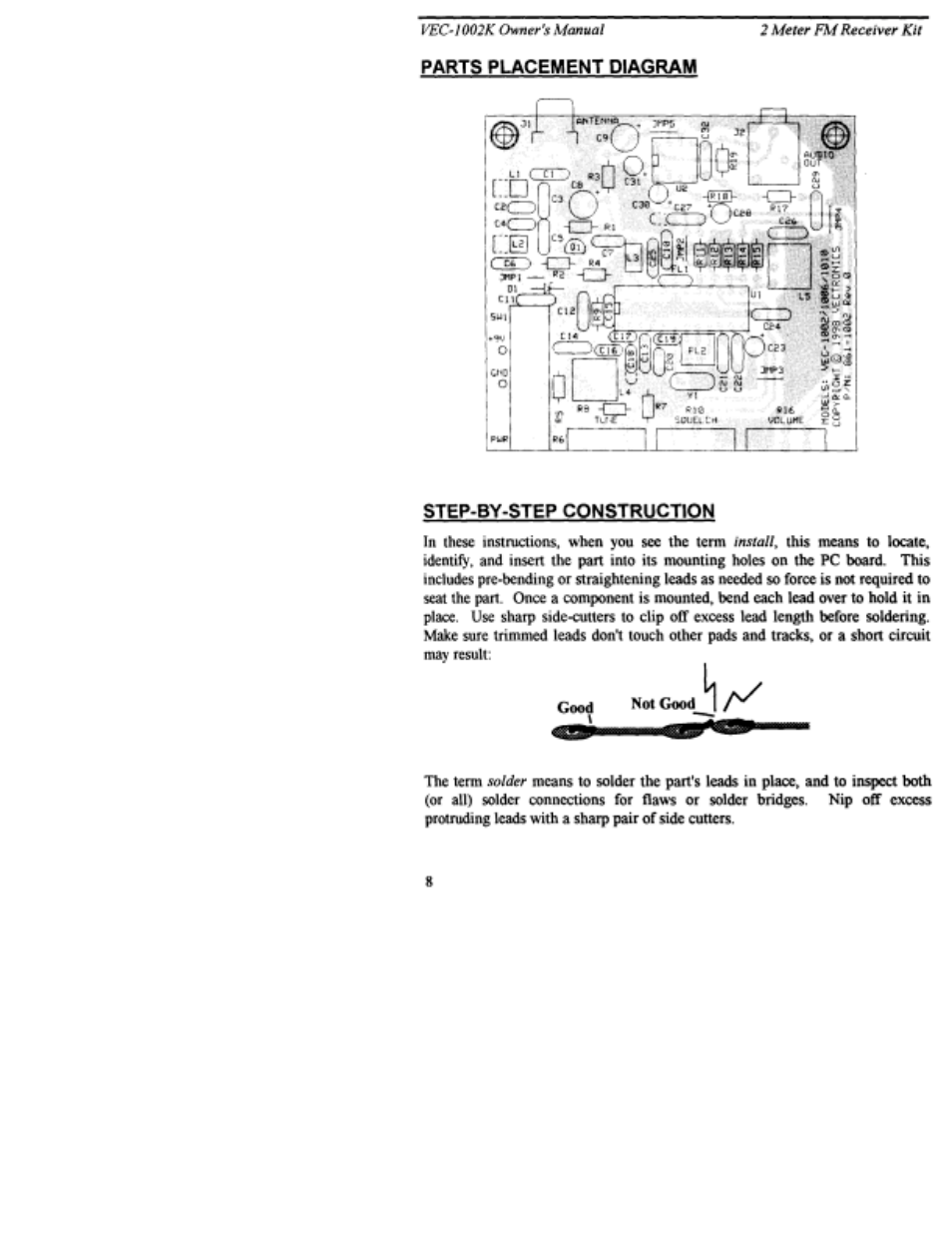 Vectronics VEC-1002K User Manual | Page 10 / 31