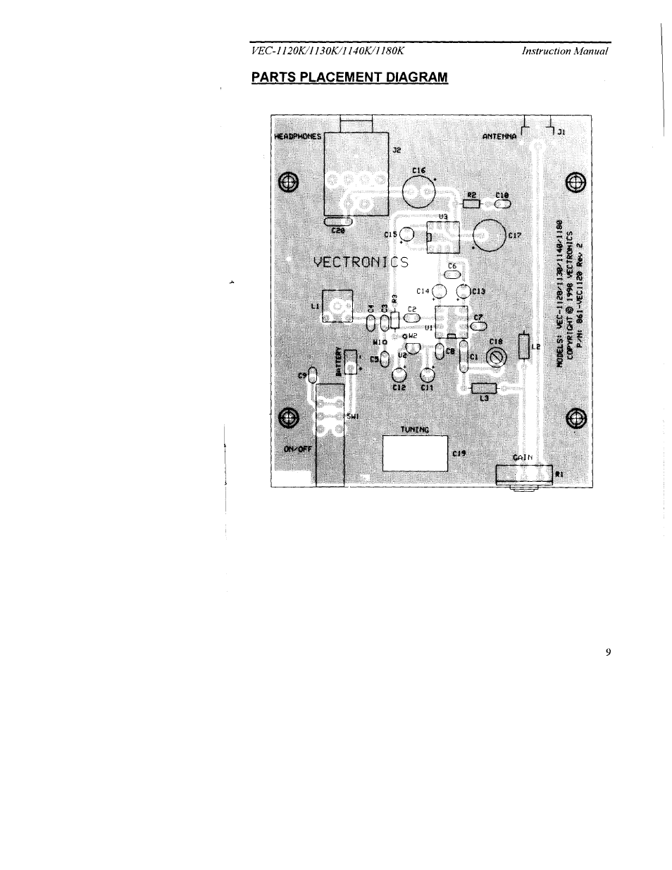 Vectronics VEC-1120K User Manual | Page 11 / 35