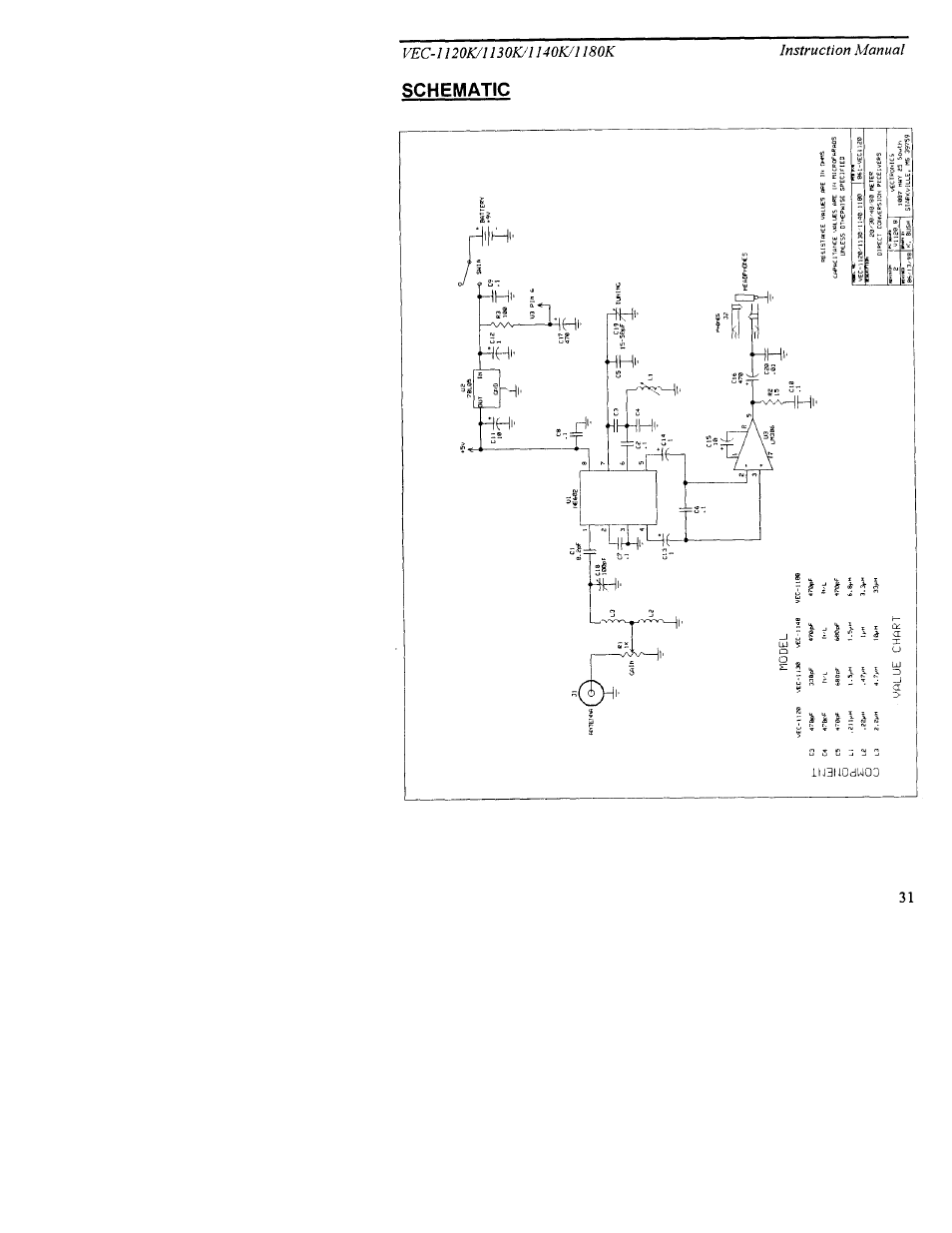 Vectronics VEC-1120K User Manual | Page 33 / 35