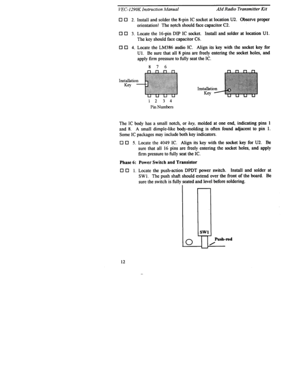 Vectronics VEC-1290K User Manual | Page 13 / 26