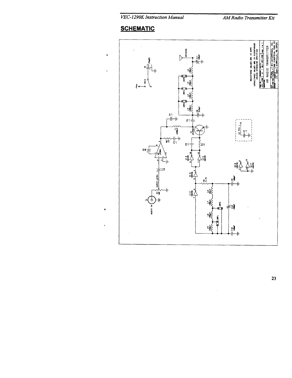 Vectronics VEC-1290K User Manual | Page 24 / 26