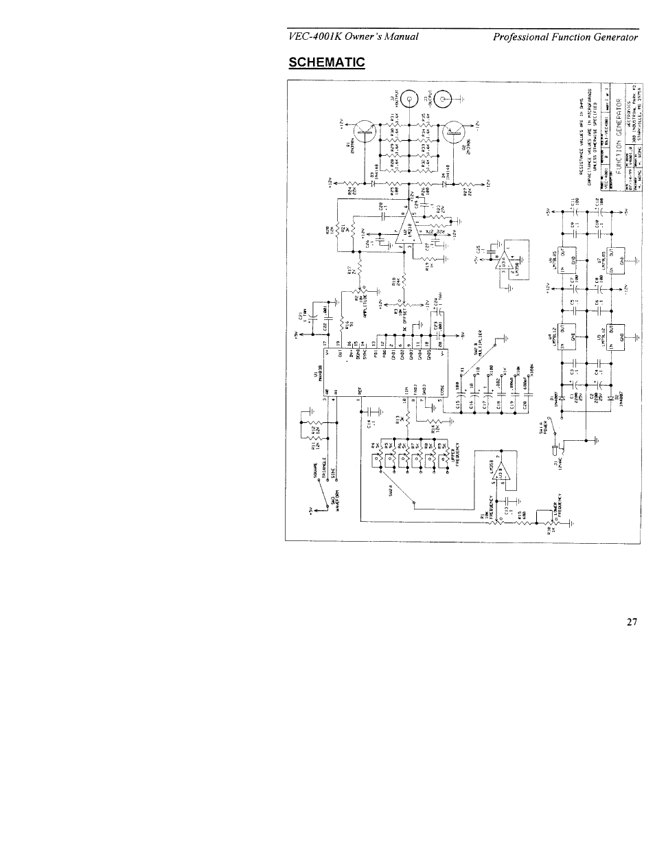 Vectronics VEC-4001K User Manual | Page 28 / 30