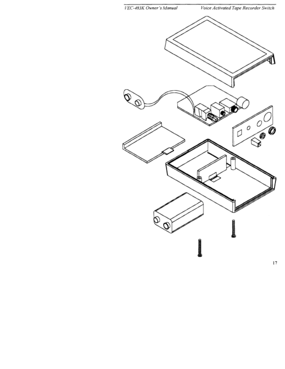 Vectronics VEC-483K User Manual | Page 17 / 17