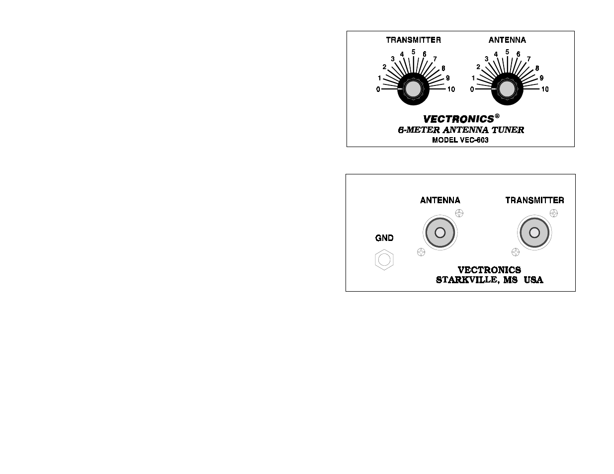 Vectronics VEC-603 User Manual | Page 2 / 2