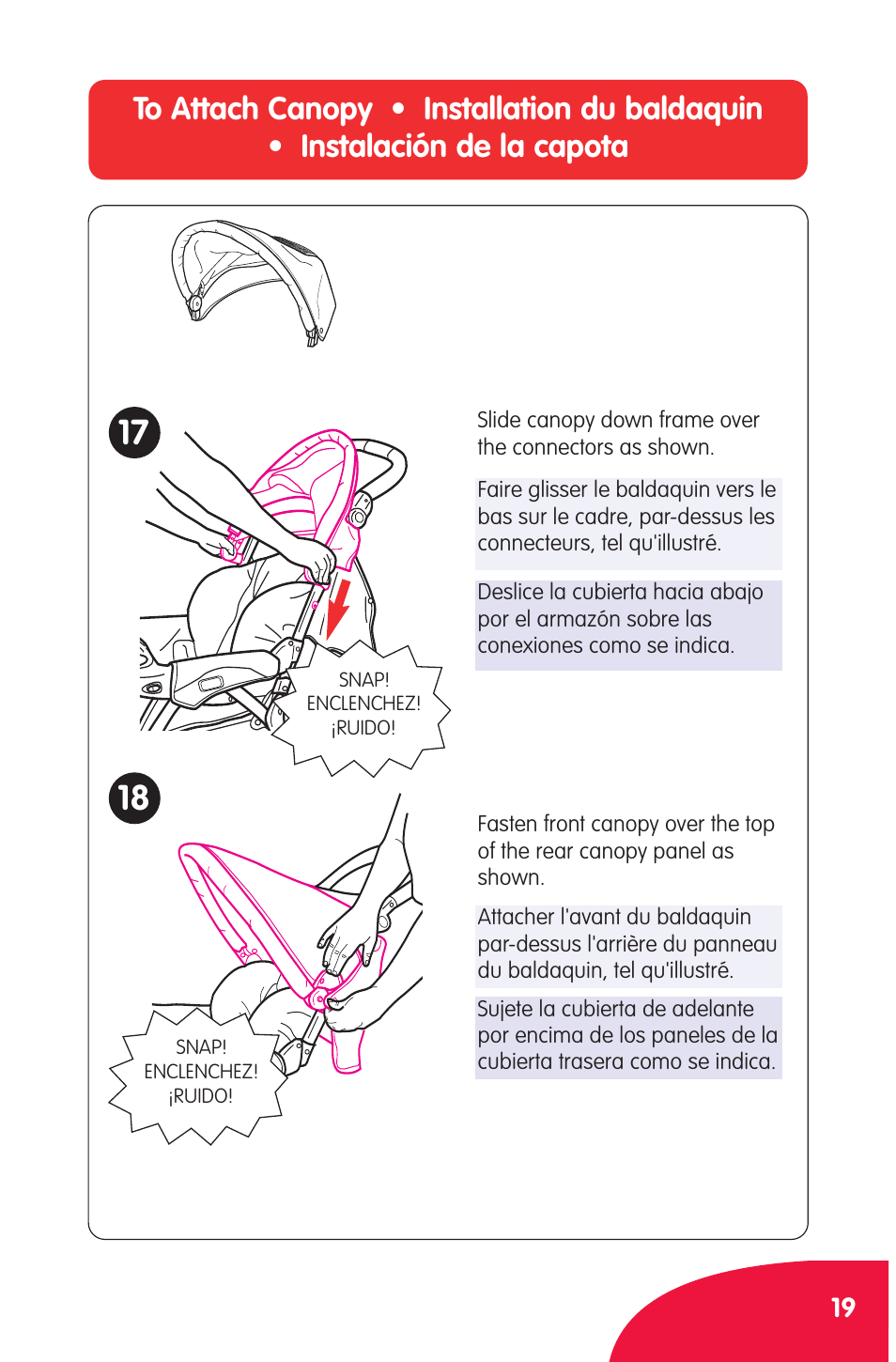 Chicco Cortina User Manual | Page 19 / 36