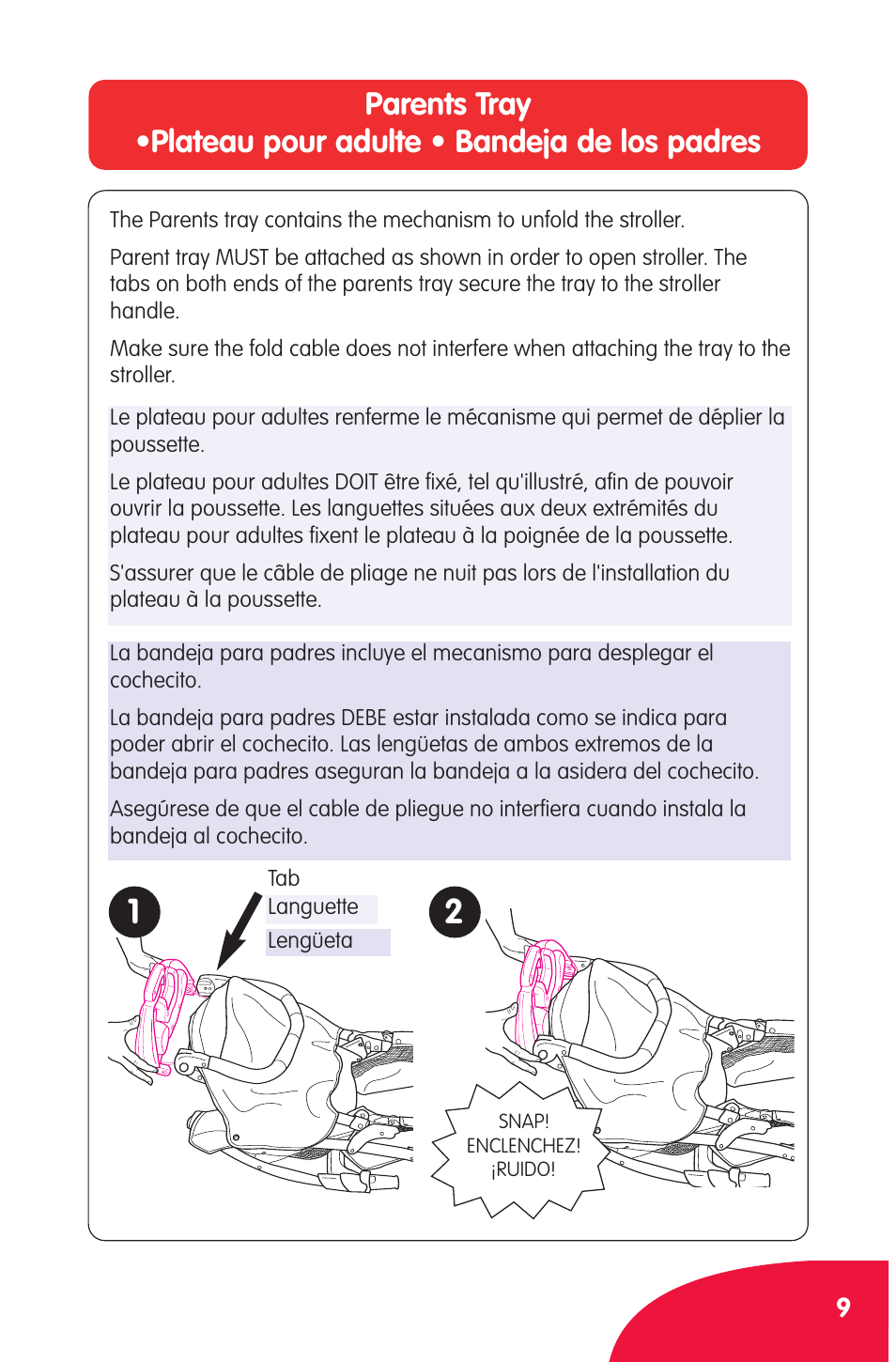 Chicco Cortina User Manual | Page 9 / 36