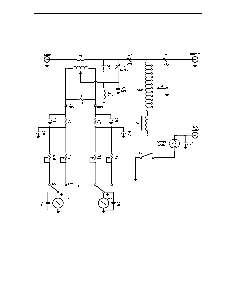 Schematic diagram | Vectronics VC-300M User Manual | Page 7 / 8