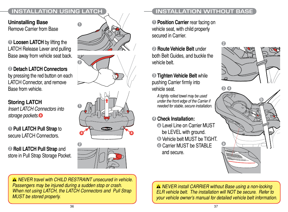 Chicco Car Seat User Manual | Page 19 / 21