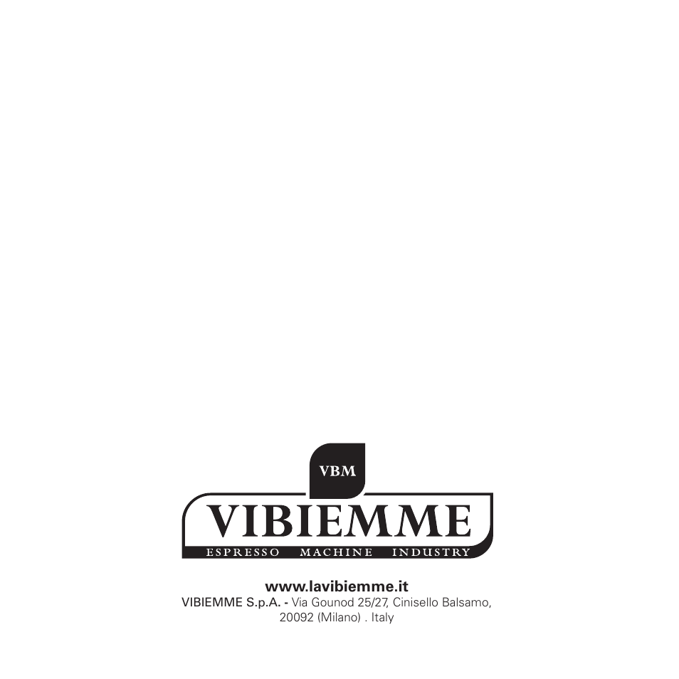 Vibiemme Domobar Junior User Manual | Page 19 / 19