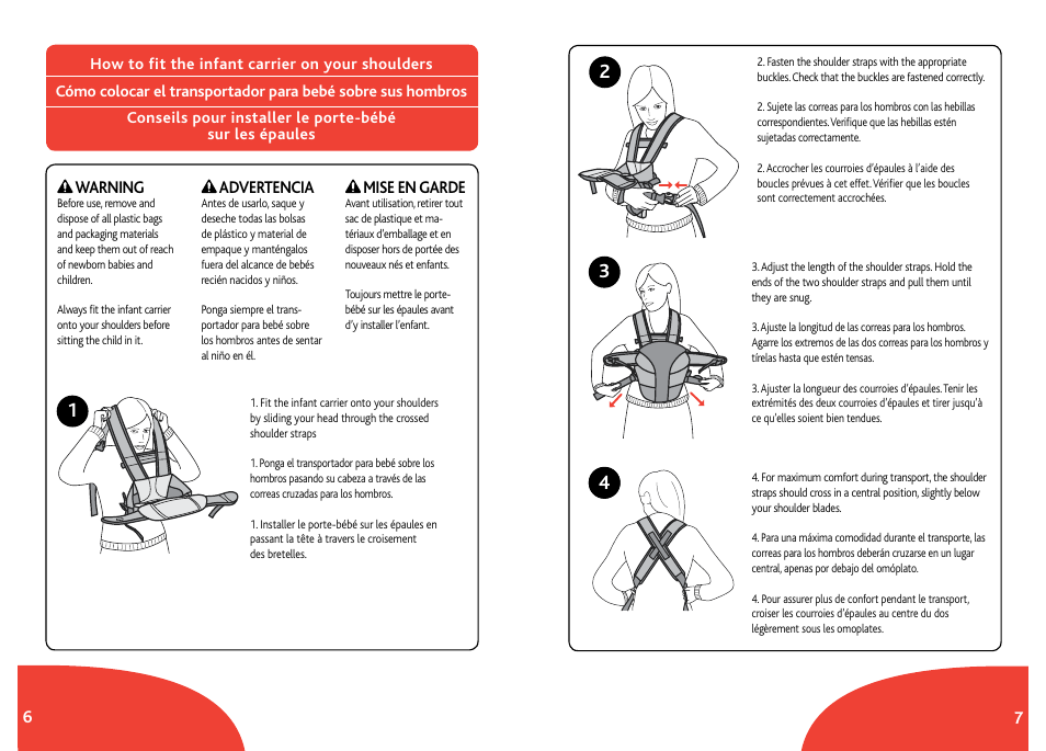 Chicco Infant Carrier User Manual | Page 4 / 13