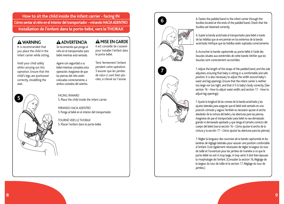 Chicco Infant Carrier User Manual | Page 5 / 13