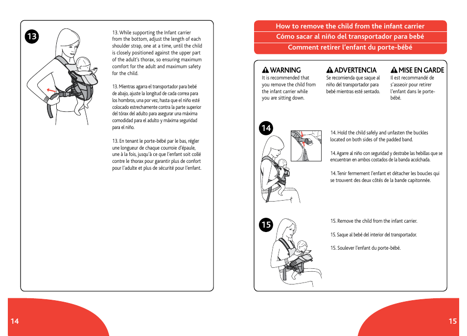 Chicco Infant Carrier User Manual | Page 8 / 13