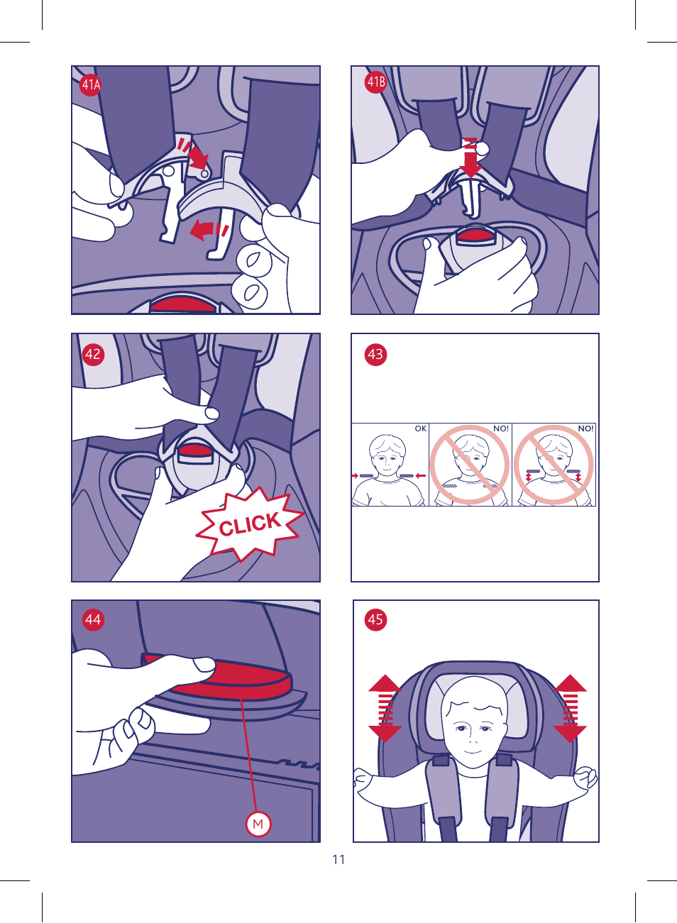 Click | Chicco KeyFit 30 User Manual | Page 11 / 136