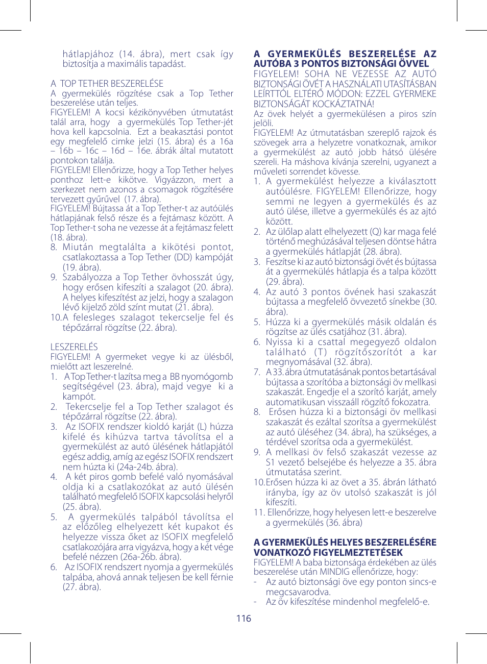 Chicco KeyFit 30 User Manual | Page 116 / 136