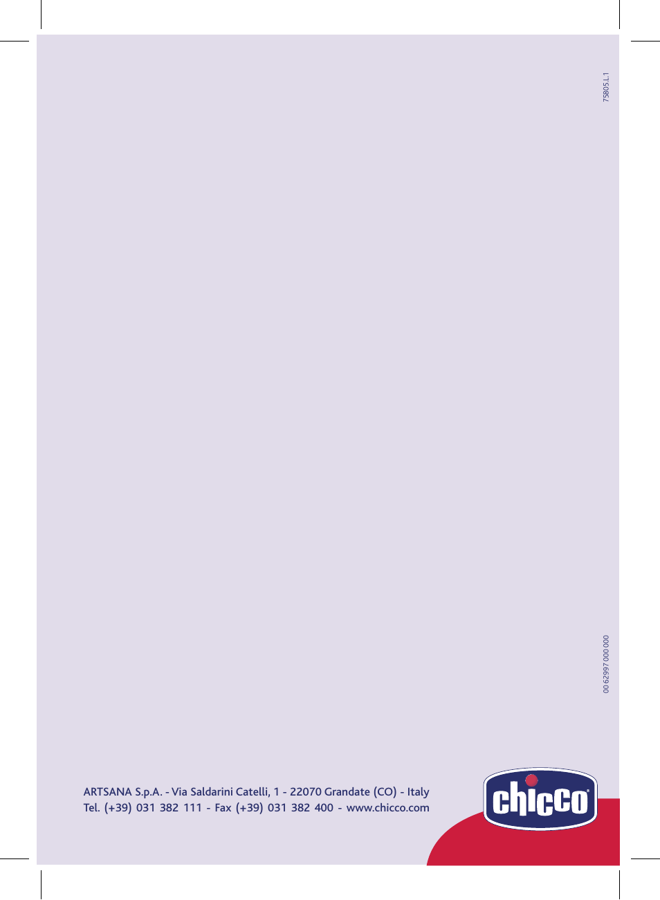 Chicco KeyFit 30 User Manual | Page 136 / 136